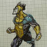 Invincible sketch(in graph paper)inspired by Ryan Ottley