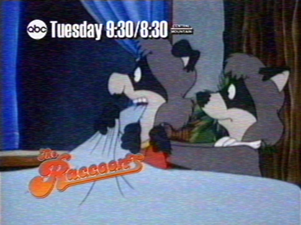 The Raccoons ABC Promo Endboard (1989) by RabbitFilmMaker on DeviantArt