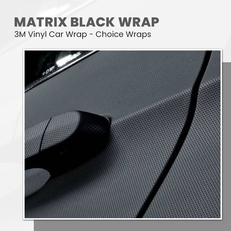 Matrix Wrapping Matrix Black Wrap - 3M Vinyl Car Wrap - Choice Wra by ChoiceWraps on ...