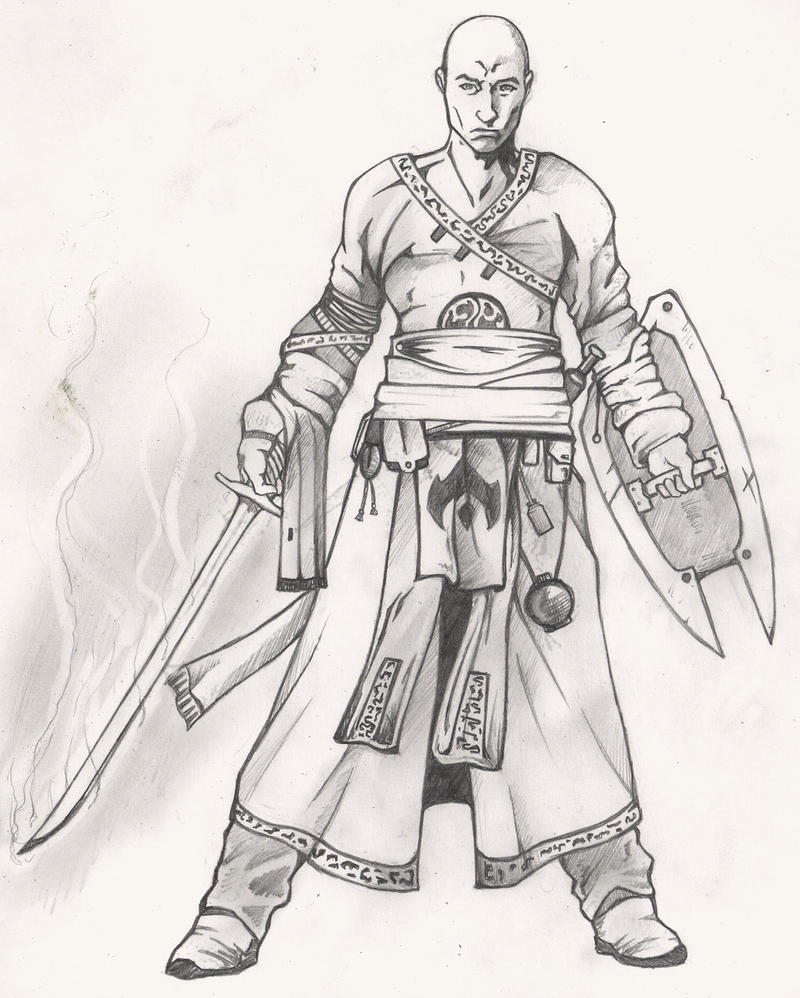 Warrior Monk Concept Art