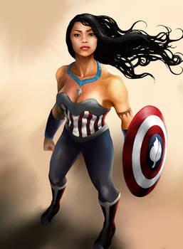 Princess Avengers: CAPTAIN AMERICA