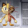 Meowth Anatomy- Pokedex Entry