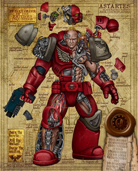 Astartes Armor - 40K Blood Raven Blueprint