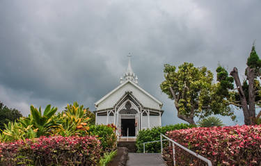 Church in Kona Kailua Hawaii