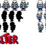 UnderTale OverWorld Sans sprites