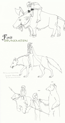 Foret Drunemeton characters