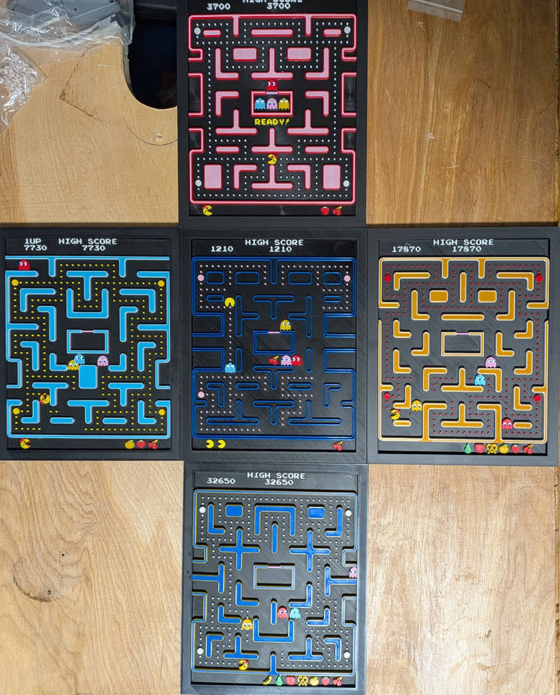 Pacman Butlins Pac Man Set by RetroFramesArt on DeviantArt