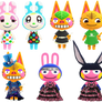 Cursed Animal Crossing Photoshop Edits (part 1)