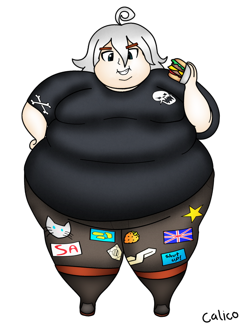 OC: Adam S. Panel, but he's fat by Mami-Kun on DeviantArt