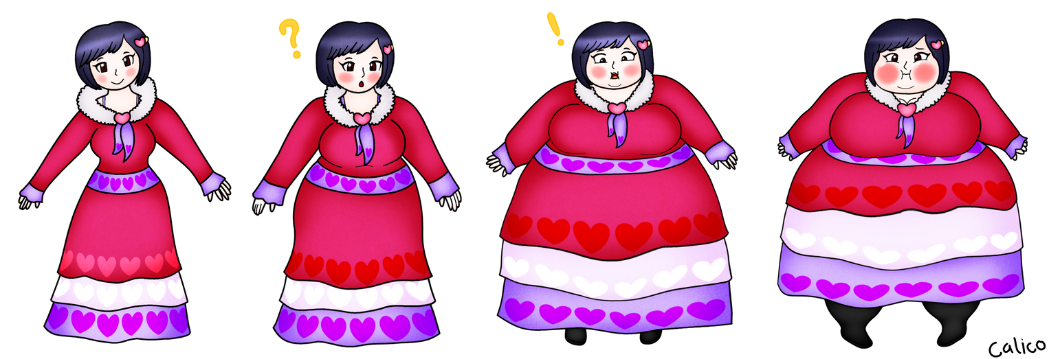 Kumasi Inflation Deviantart OC: Koyuki Inflation Sequence by Mami-Kun on DeviantArt