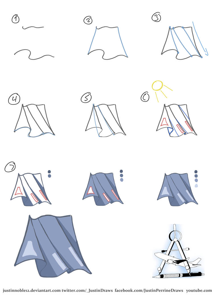 Clothing Folds Tutorial with Simple Cel Shading by JustinNoble12 on ...