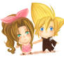 Aerith and Cloud