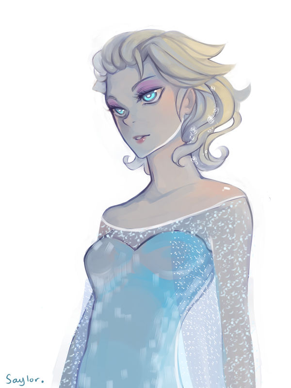 Short Hair Elsa By Saylor Boo On Deviantart