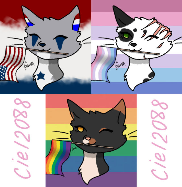 Warrior cat 500x500 icon commissions! only $10 each! : r/WarriorCats