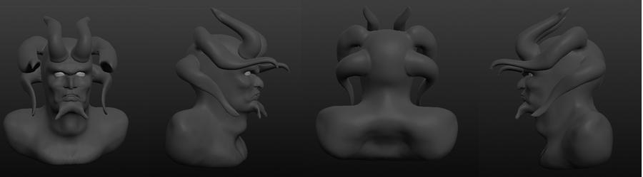 Game Boss - Demon Lord by C-Hillman