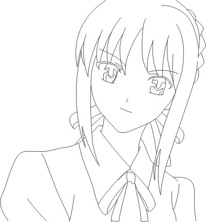 Fate Stay Night - Saber +Szkic+ by Eliard90 on DeviantArt