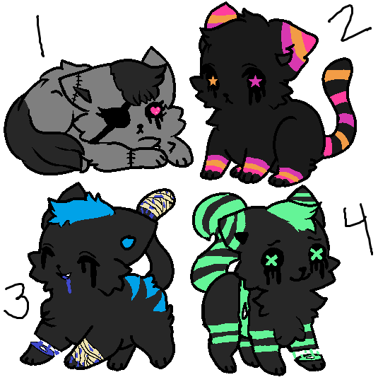 Punk kitty adopts! {OPEN}