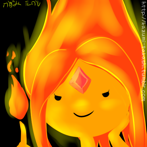 Flame Princess Doodle