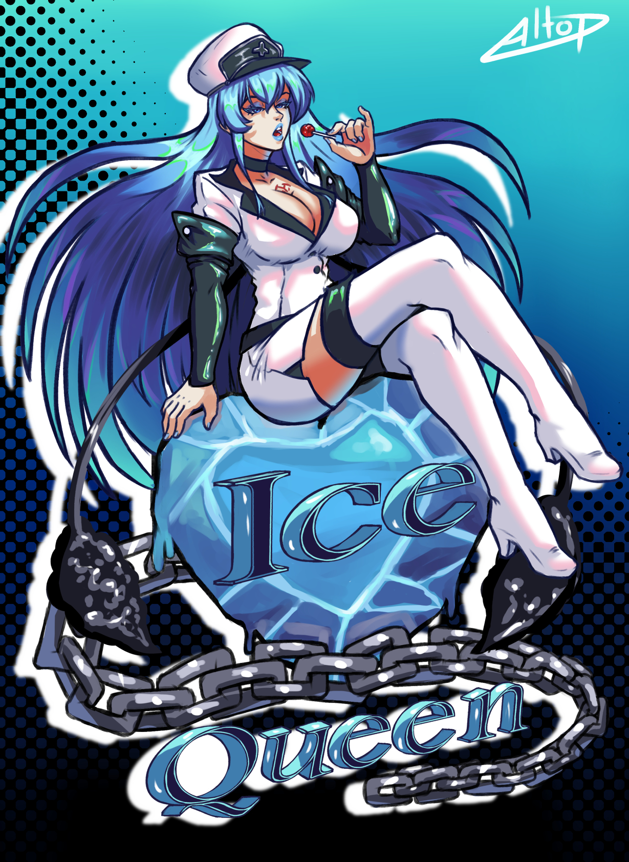 Esdeath - Akame ga Kill (Ai Generated) by BeastCR on DeviantArt