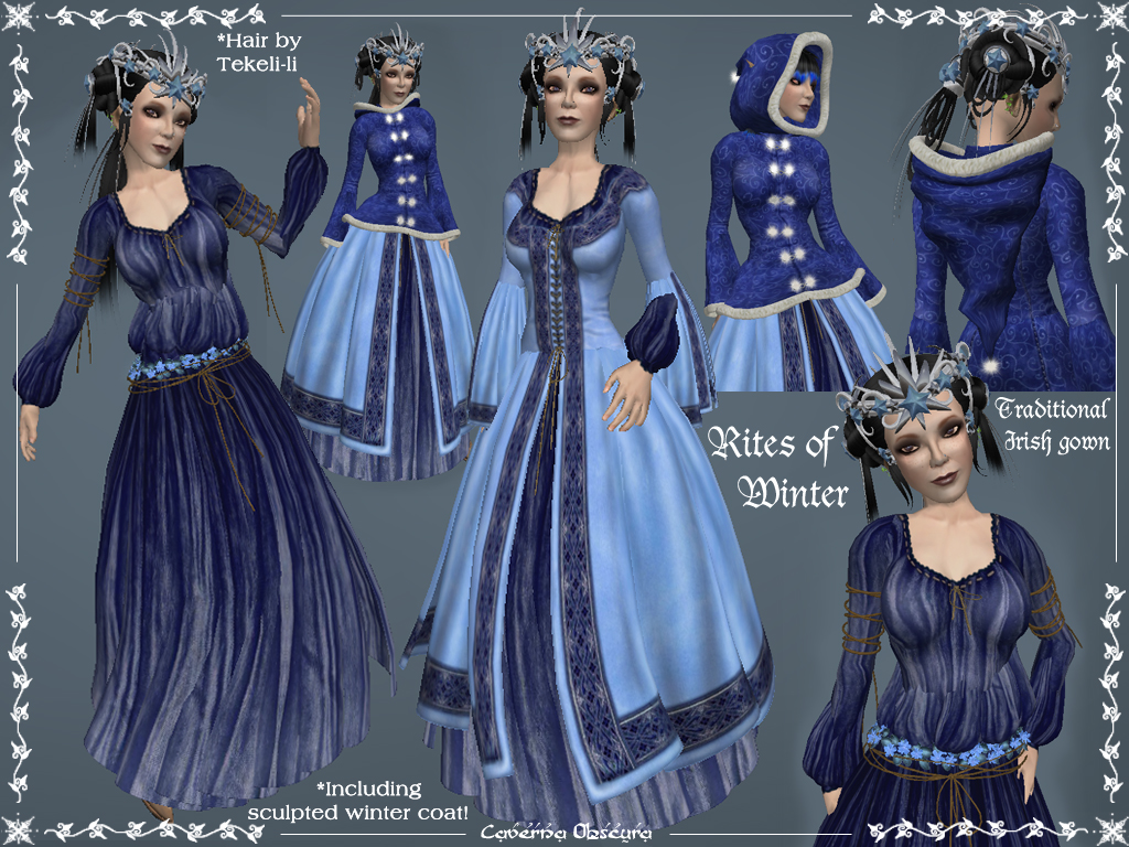 sims 4 winter dress WINTER LOOKBOOK