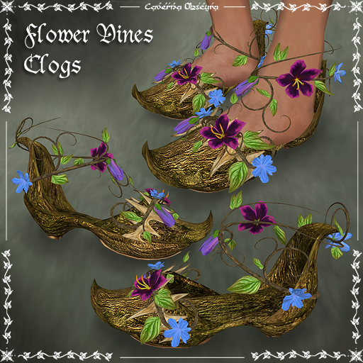 Faerie Flower Clogs