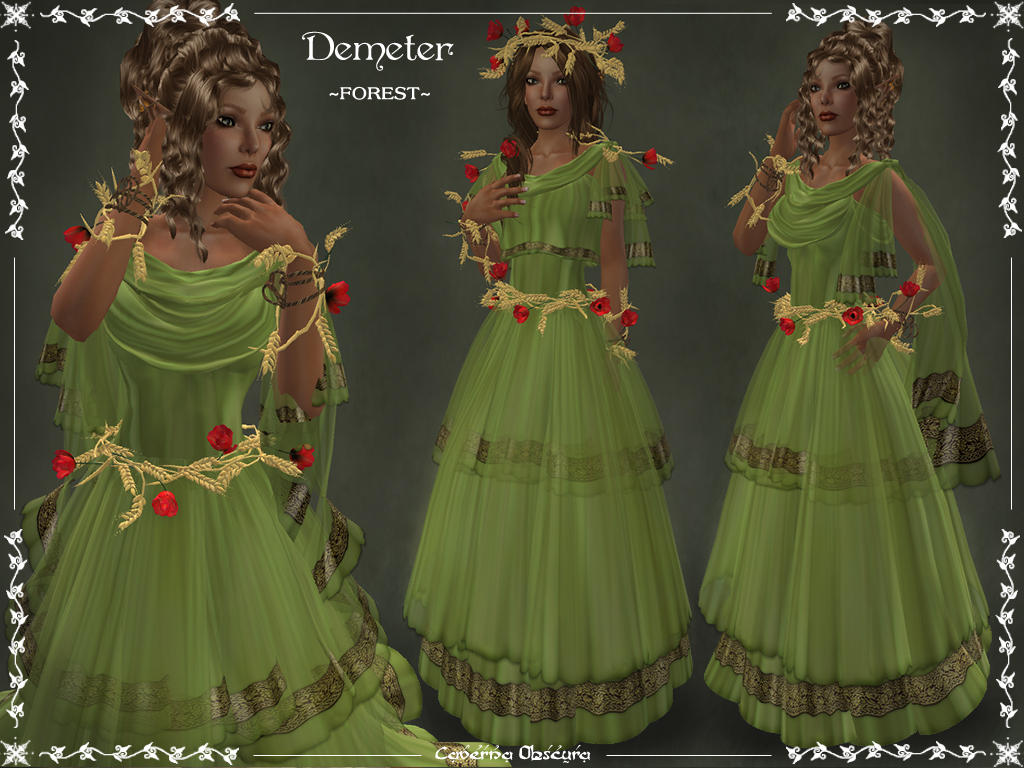 Demeter Outfit -FOREST- by Elvina-Ewing on DeviantArt