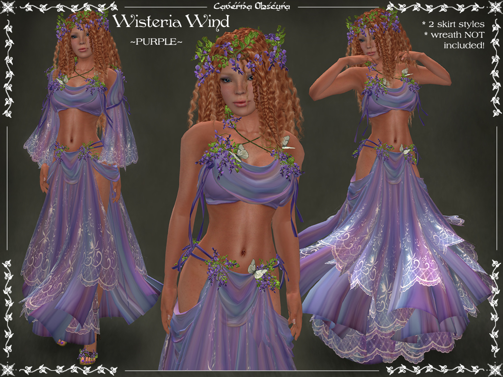 Wisteria Wind Outfit PURPLE