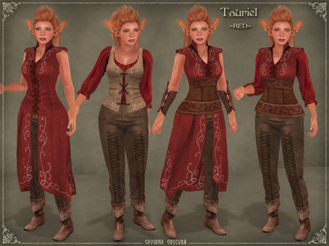 Tauriel Outfit RED