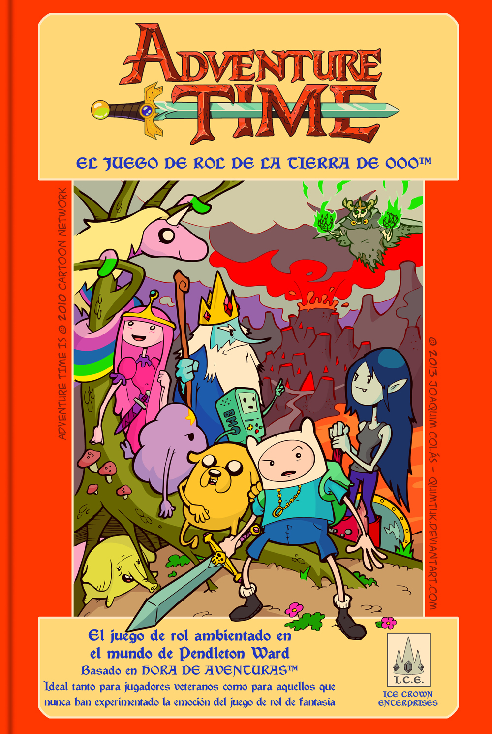 Adventure Time 80's RPG Manual