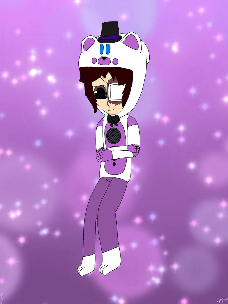 Riley with a funtime freddy hoodie by Tumbleartist on DeviantArt