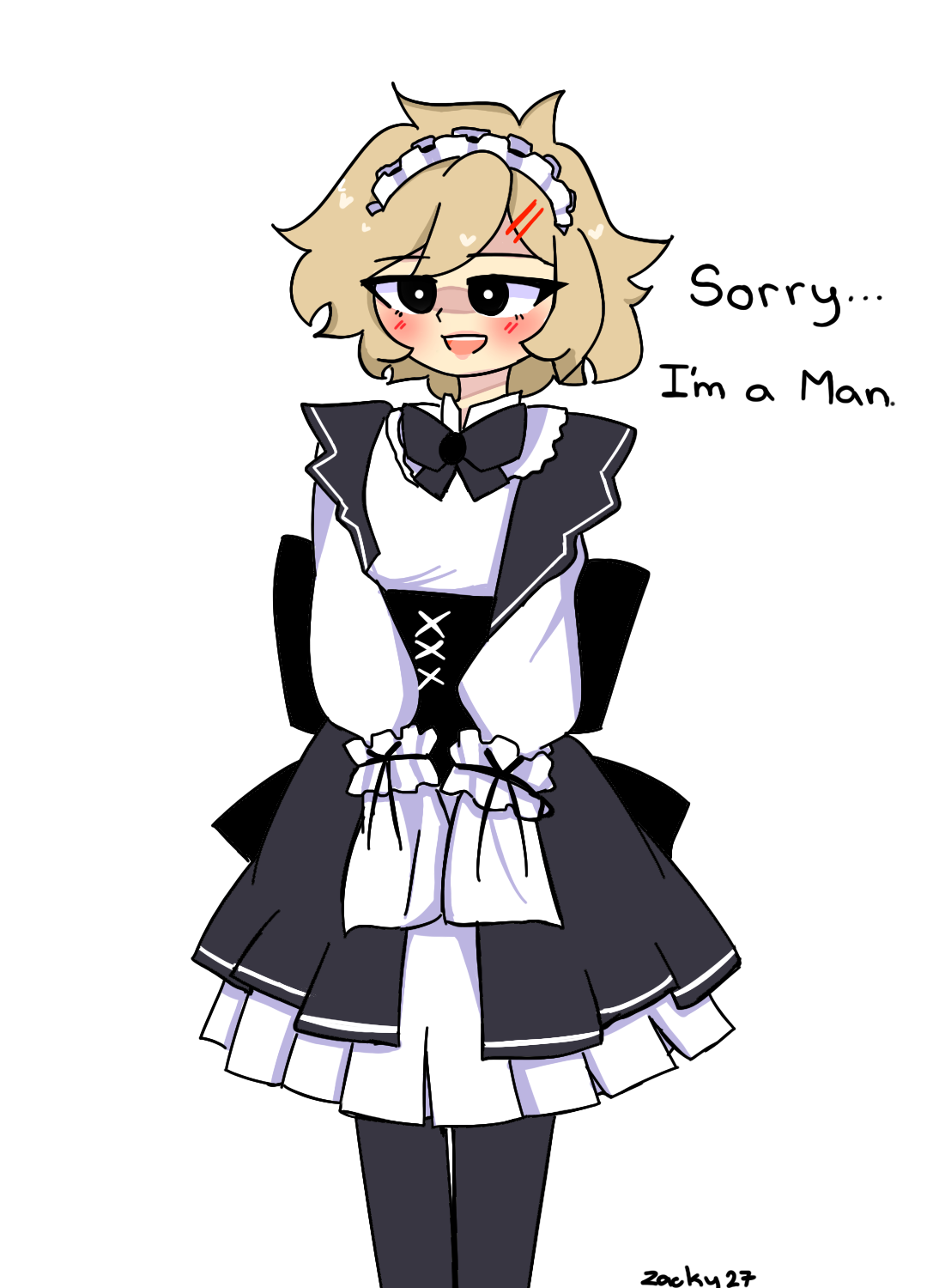 Femboy Maid. Aka. ME by spherekillerz on DeviantArt