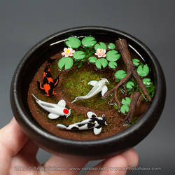 100mm Miniature Koi Pond - Tranquil XIII