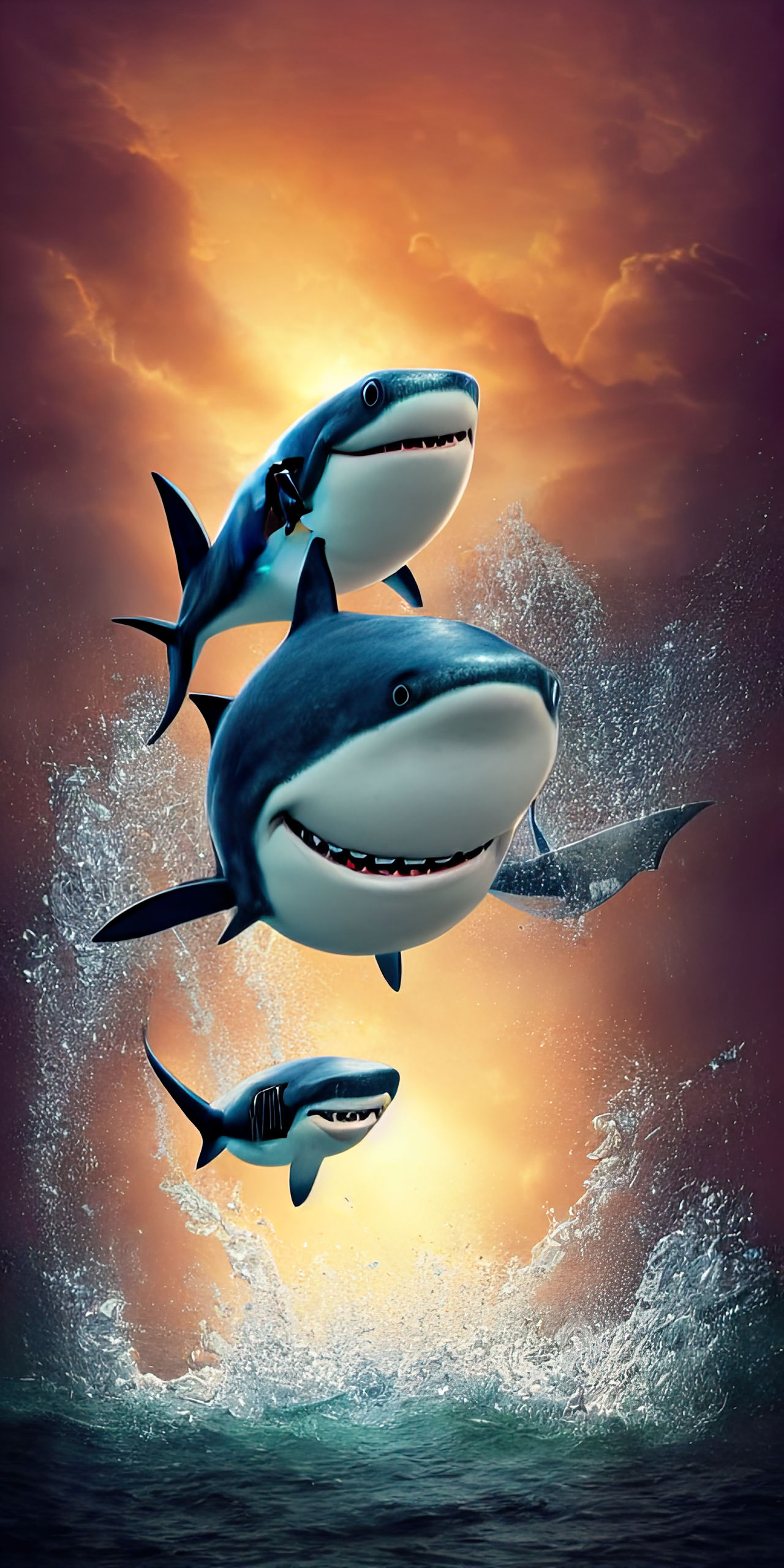 Shark Deviantart Wholesome sharks by artificialillusions on DeviantArt