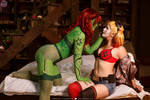 Poison Ivy and Harley Quinn by ZoeVolf