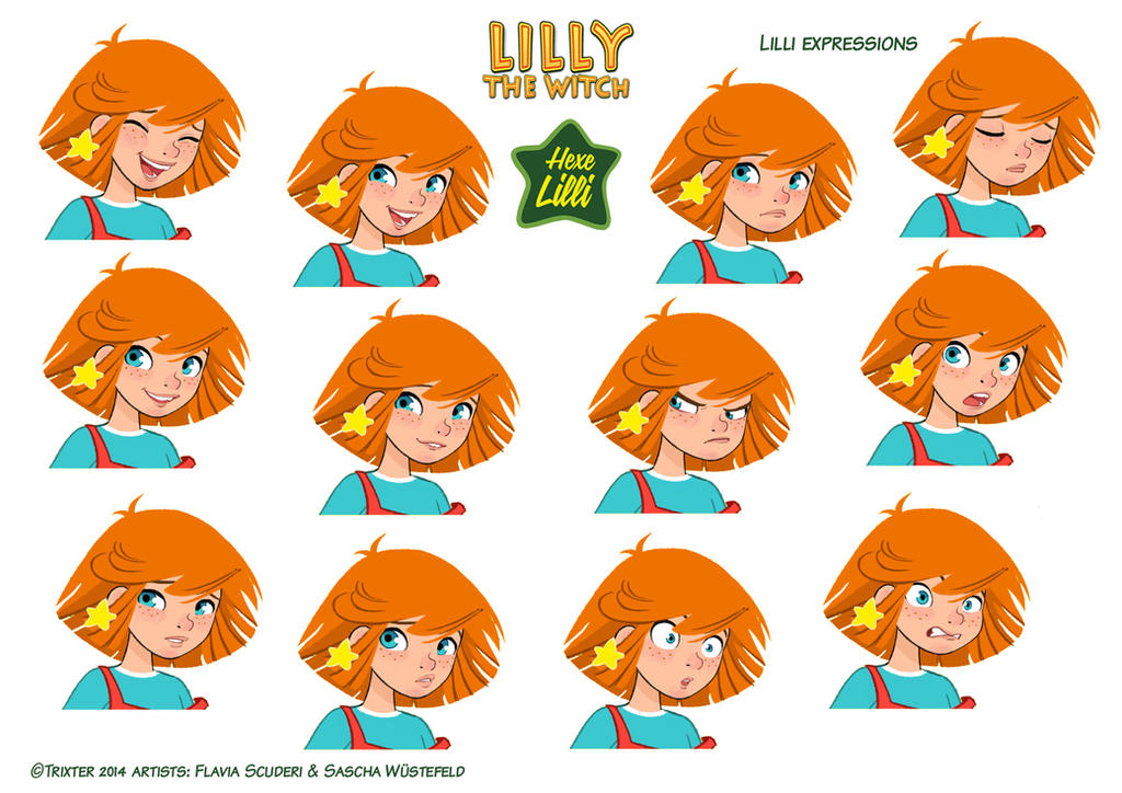 Hexe Lilli the Witch expressions2