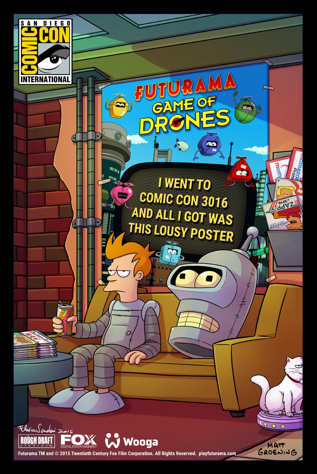 Futurama Comic-Con 2016 Flavia Scuderi