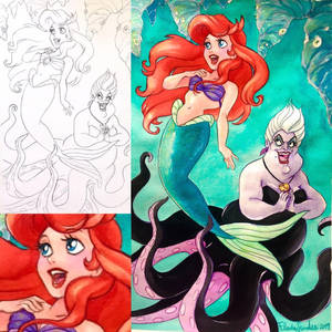 Ariel and Ursula