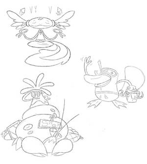 Animal Designs 3 (Axolotl, Platypus, Hermit Crab)