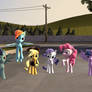 Clertens and Selvingo with mane 6