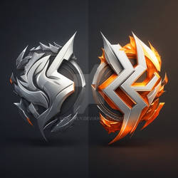 Dual gaming logo 2