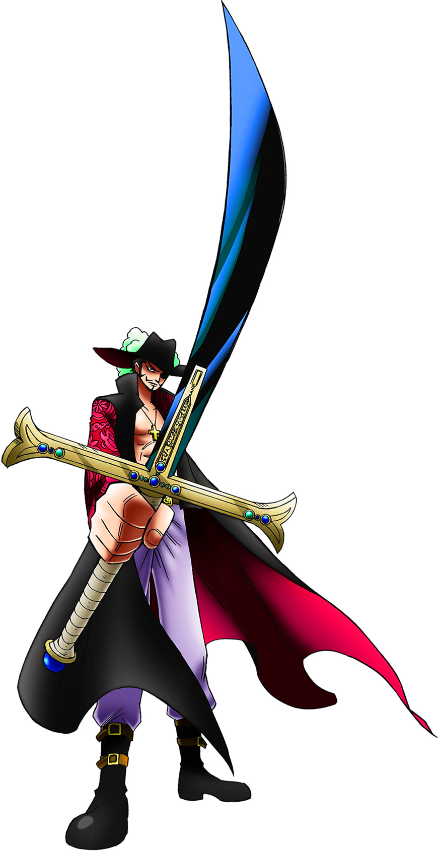 Dracule Mihawk by hobbj on DeviantArt