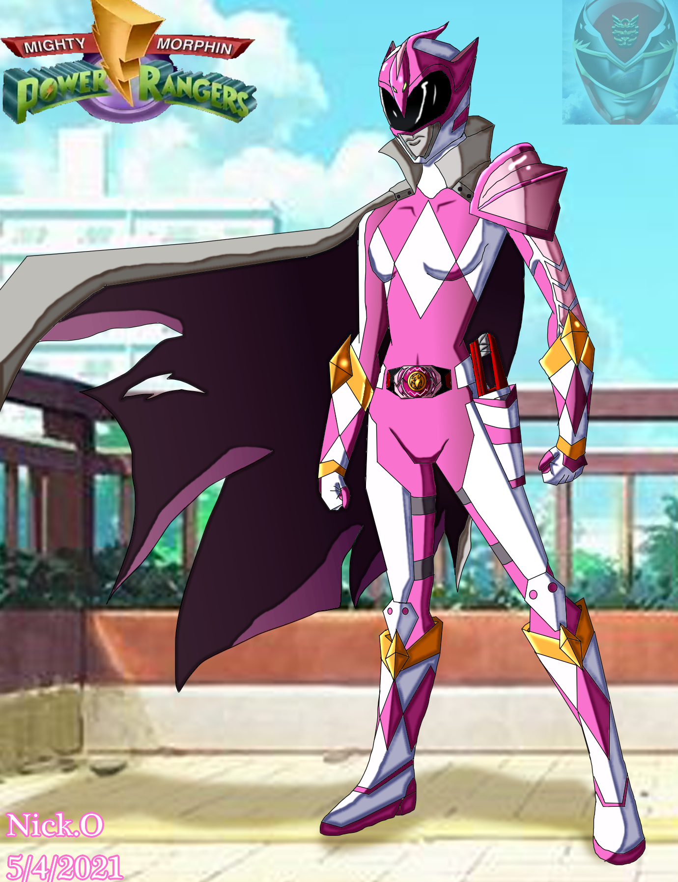 Mighty Morphin Pink Ranger (New Form) by MegaforceRed on DeviantArt