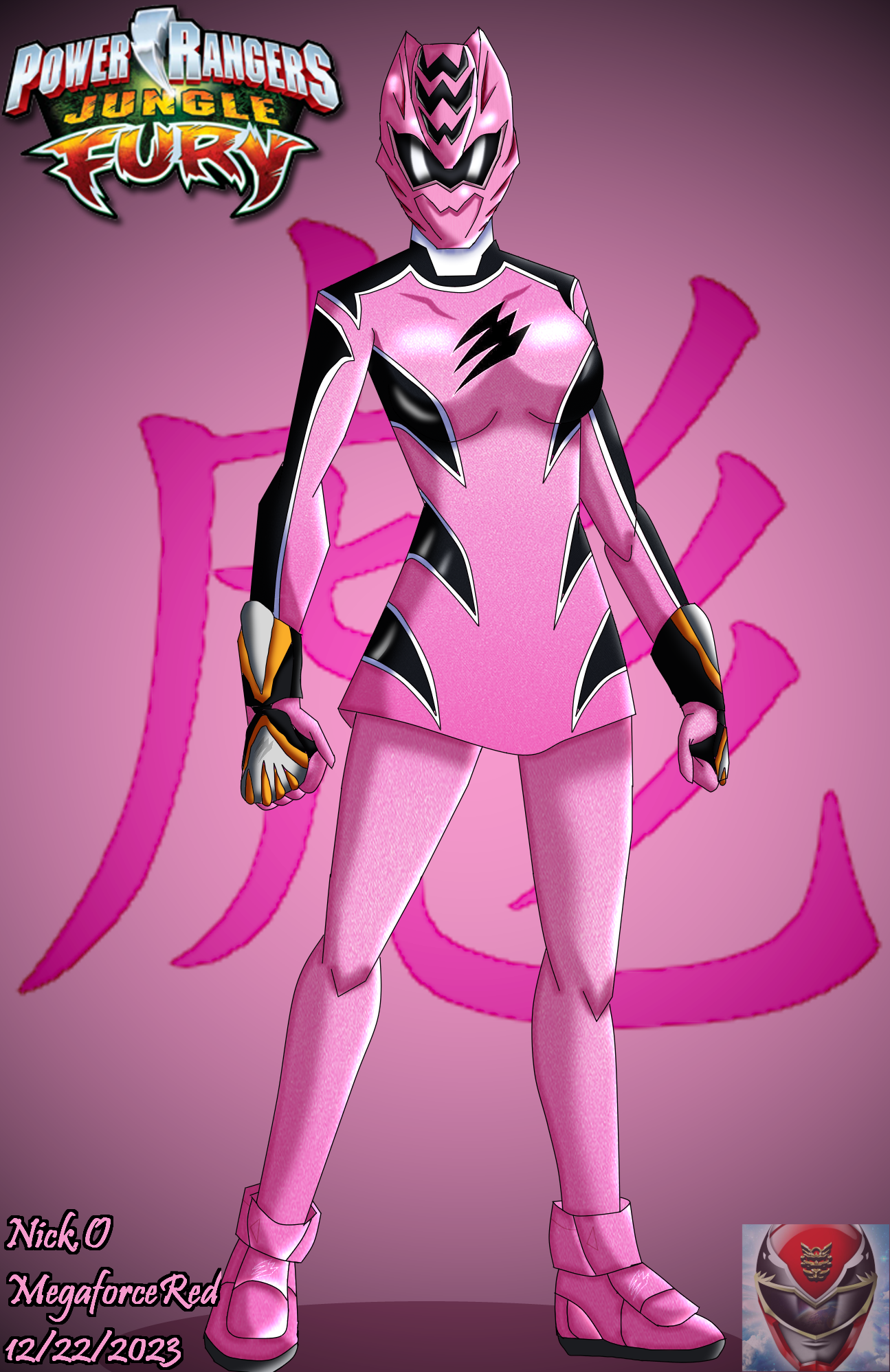Power Ranger Ranger Furry Power Rangers Jungle Fury Pink Ranger