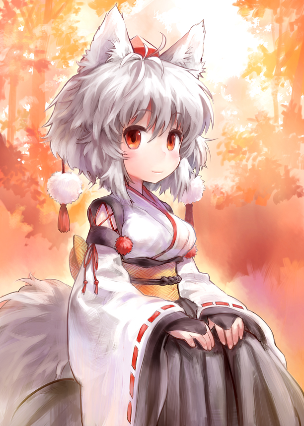 inubashiri momiji (touhou) drawn by yongzhe_mei_hong