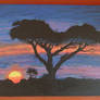 Sundown in Africa