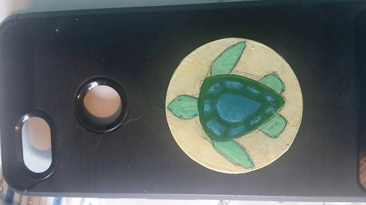 sea turtle popsocket by elispaintings on DeviantArt