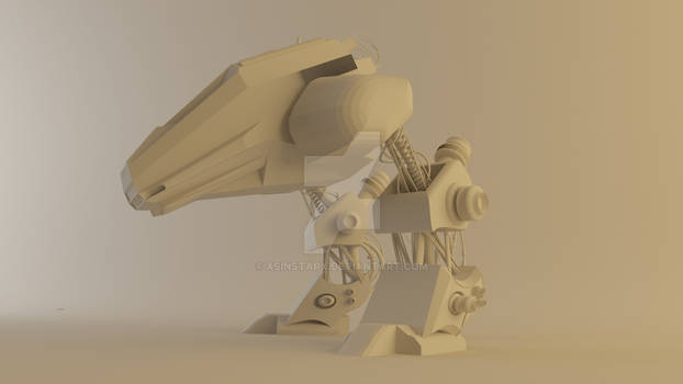 High res WIP Little mech