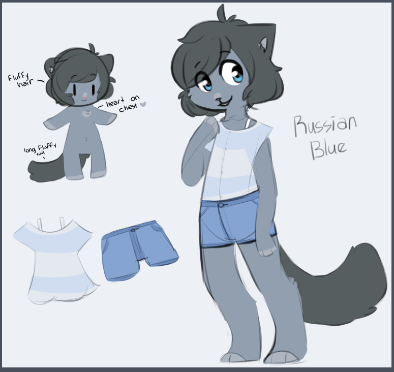 Russian Blue ADOPTABLE SOLD