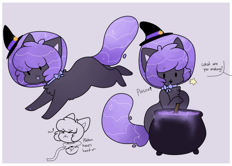 Witch Galacticat Design for IYD's CONTEST TAKEN