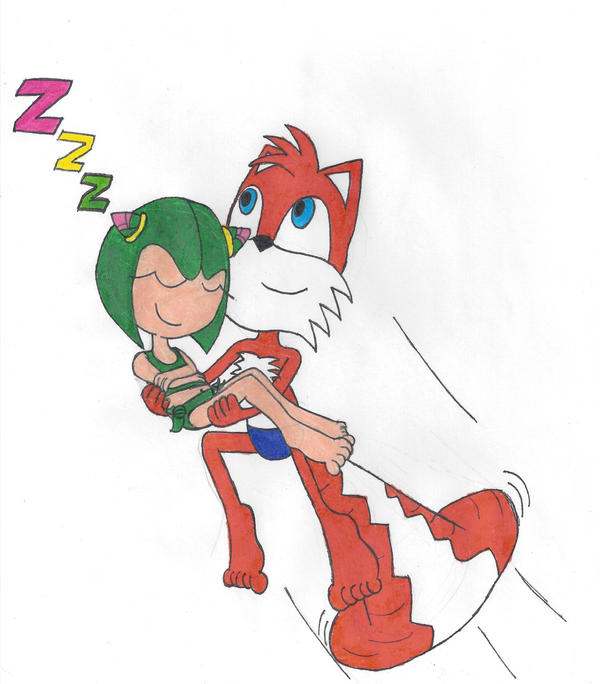 Tails Cradling Cosmo (3)